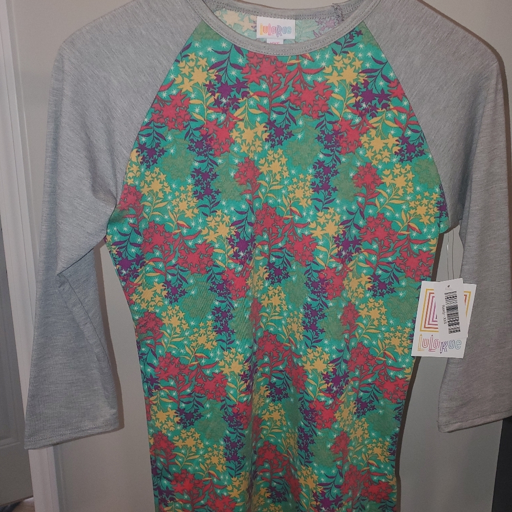 NWT Lularoe XXS Randy Baseball T